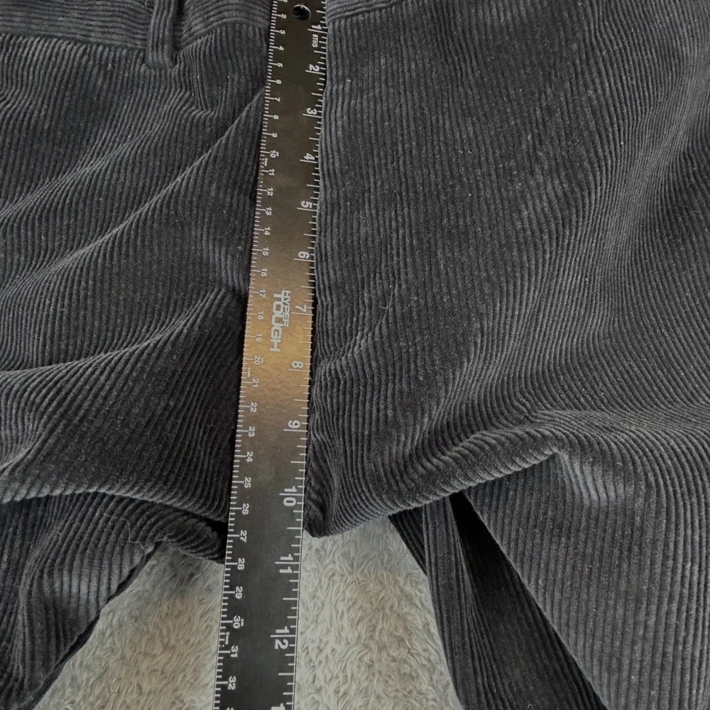 Brooks Brothers Hudson Corduroy Pants Mens W35 L33 Dark Blue‎ Straight Leg - Picture 7 of 11